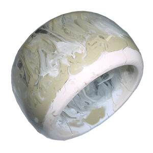 B1421 - RESIN BRACELET LARGE BANGLE 5CM "MARBLE"