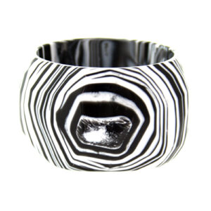 B2195 - RESIN BRACELET ILLUSION BANGLE 5.0 CM "CAT EYE"