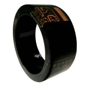 B3243 - RESIN BRACELET FLASH, "ULTRA" SOLID ROUND 34MM BANGLE