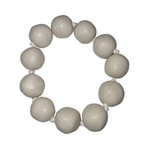B2695 - RESIN BRACELET MEDIUM SPHERES ON ELASTIC "LOLA"