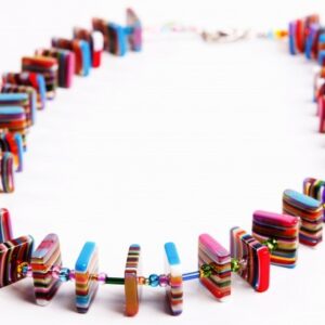 N0008 - LIQUORICE ALLSORTS SQUARES AND BEADS "AFRICA"