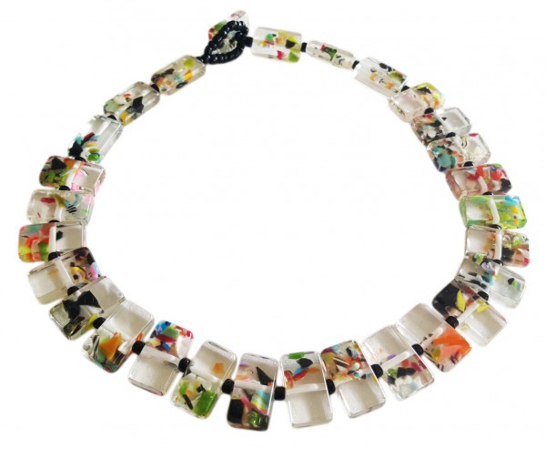 N0034-13- - N0034 - LINKED RECTANGLE BEADS "ROMEO''