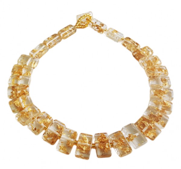 N0034-09- - N0034 - LINKED RECTANGLE BEADS "ROMEO''