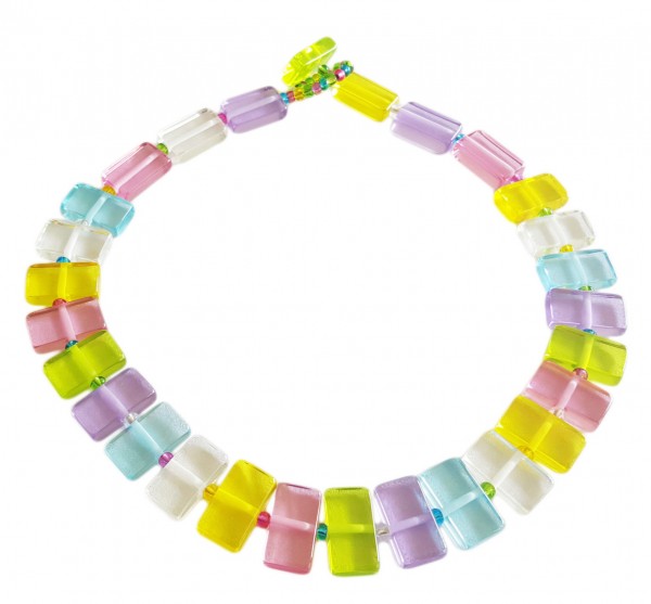 N0034-04- - N0034 - LINKED RECTANGLE BEADS "ROMEO''