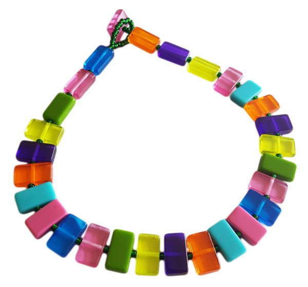 N0034-05- - N0034 - LINKED RECTANGLE BEADS "ROMEO''