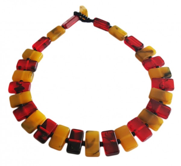 N0034-02- - N0034 - LINKED RECTANGLE BEADS "ROMEO''