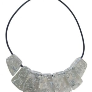 N0035-11 - N0035 - SEVEN SPLAYED ON LEATHER CORD"BELLA"