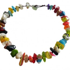 N0500 - POP ART SMALL STONES SHORT, 50CM