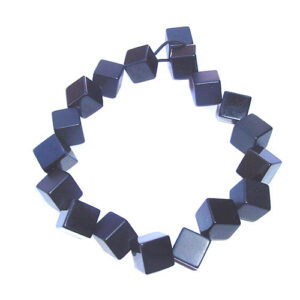 N2662 - RESIN NECKLACE SQUARES SHORT GALACTIC