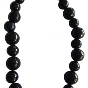 N2694 - RESIN NECKLACE LARGE SPHERE LONG "ABSTRACT" 75CM