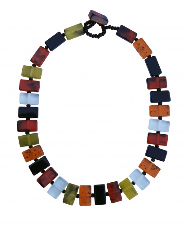 N0034-20- - N0034 - LINKED RECTANGLE BEADS "ROMEO''