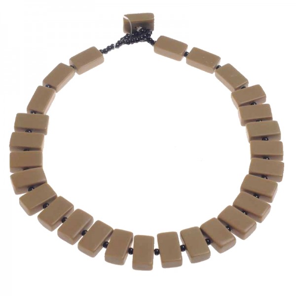 N0034-51- - N0034 - LINKED RECTANGLE BEADS "ROMEO''