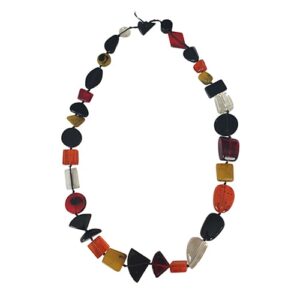 N0038-21 - N0038 – LONG MULTI BEAD “INDIANA” 110CM
