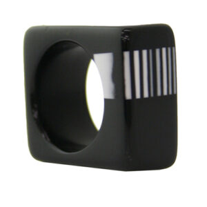 R2165 - RESIN RING SQUARE T/BAR CODE TOP INSERT
