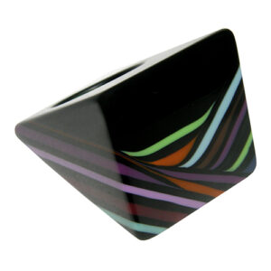 R3193 - RESIN RING RETRO, "CARRE"