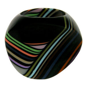 R3196 - RESIN RING LARGE CONCAVE RETRO "DARNING"